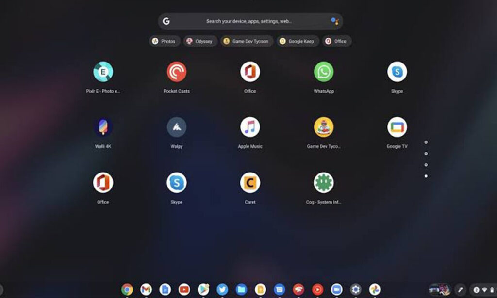 Chromebook OS on Chrome